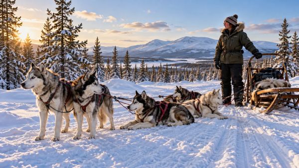 Pourquoi essayer un chien de traîneau en Suède ?